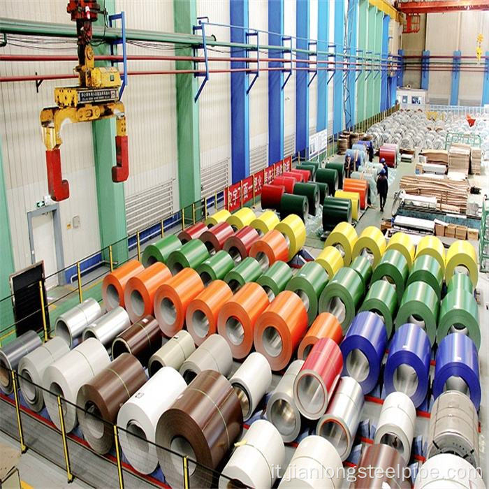 bobina in acciaio rivestito a colori DX51D SPCC